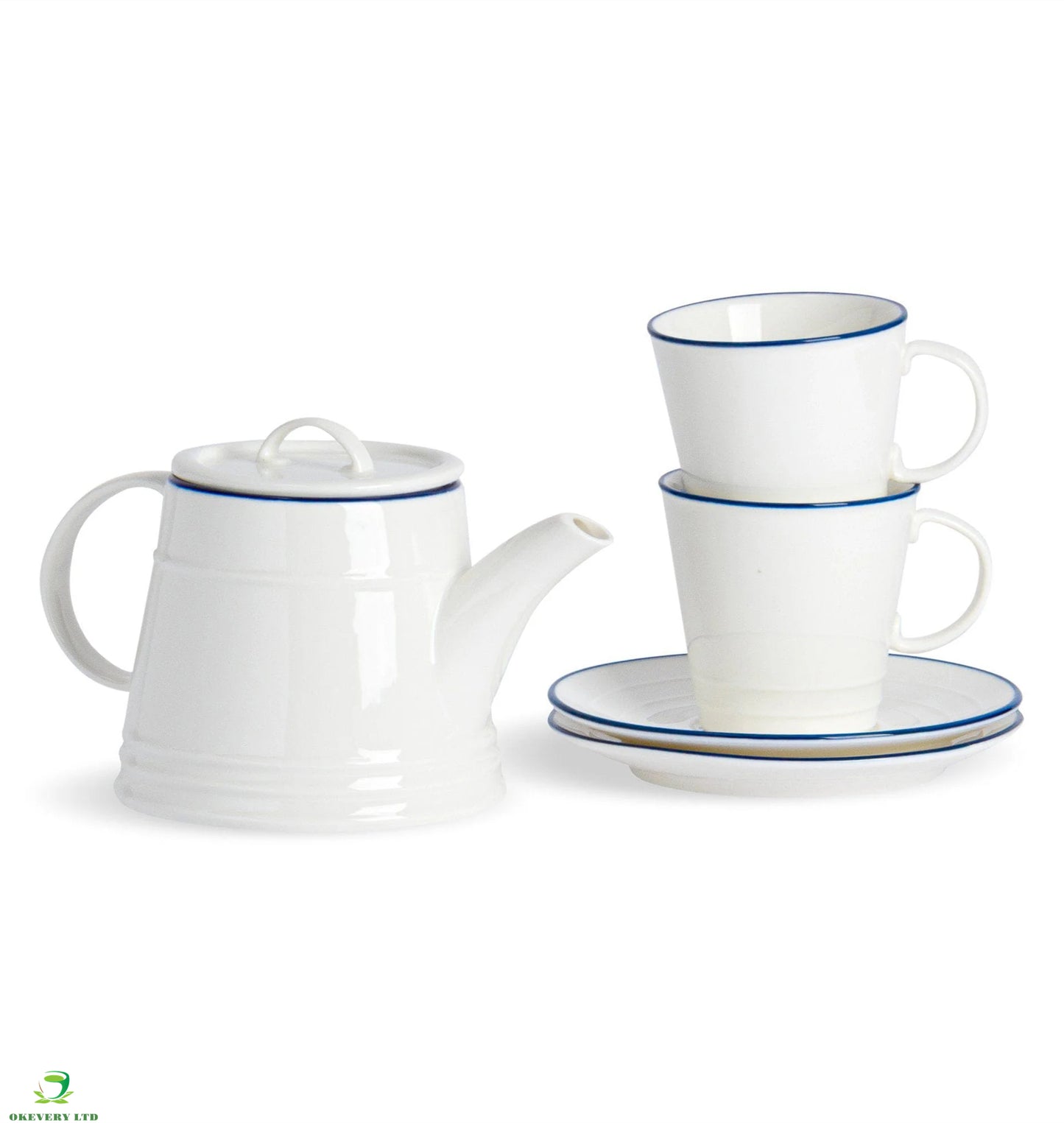 Brea 5-piece tea set